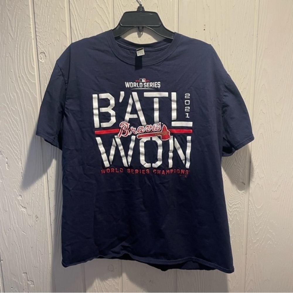 Atlanta Braves “B’ATL WON” 2021 World Series T-Shirt